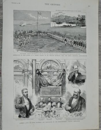 Vintage Print from The Graphic, 1888