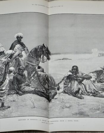Vintage Print, Sketches in Morocco, 1888