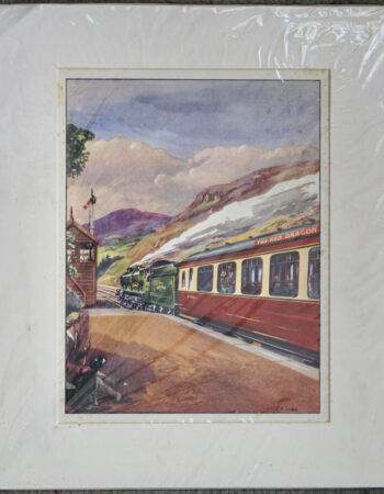 Vintage Print, The Train, 1950