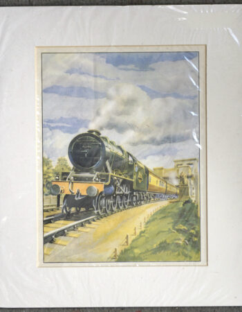Antique Print, The Train, 1950