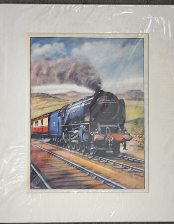 Vintage Print, The train, 1950