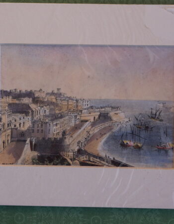 Antique Print, Malta, 1897