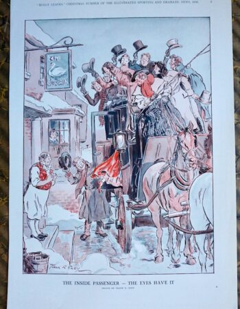 Vintage print, The inside Passenger; In Cawsand Bay Lying, 1936