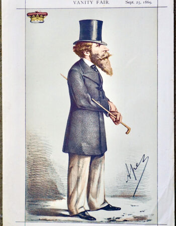Antique Print, Statesmen n° 32, Vanity Fair, 1869