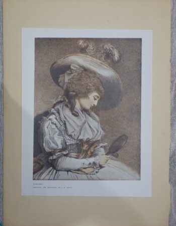Vintage Print, Narcissa, 1880 ca.