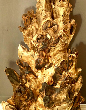 Monumental Tree Trunk Indonesian Sculpture