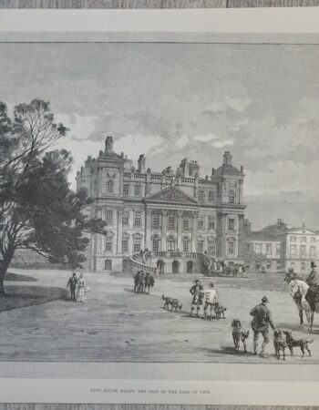 Vintage Print, Duff House, 1889