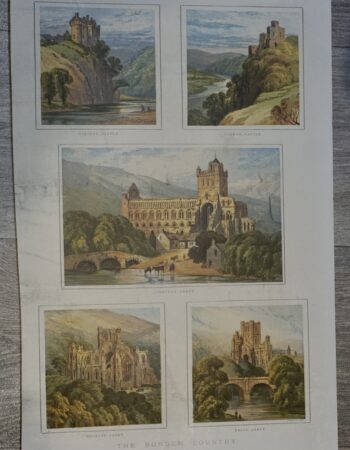 Vintage Print, The Border Country, 1880