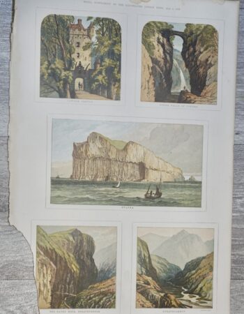 Vintage Print, Highlands, 1876