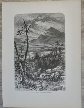 Vintage Print, Craigh-Dhu, 1870 ca.
