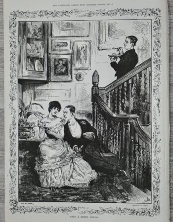 Vintage Print, Half a dozen spoons, 1885