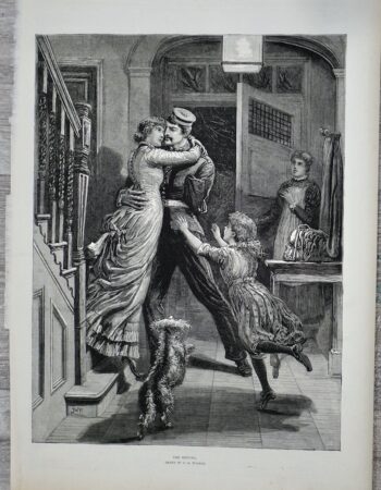 Vintage Print, The Return, 1882