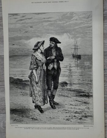 Vintage Print, From the moment... 1882