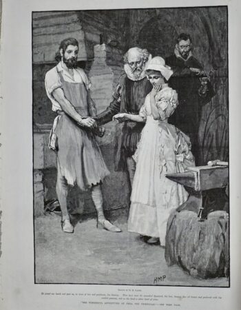 Vintage Print, The wonderful adventures, 1890