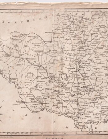 Antique Map, Durham, 1803
