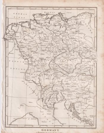 Antique Engraving Print, Germany, 1805