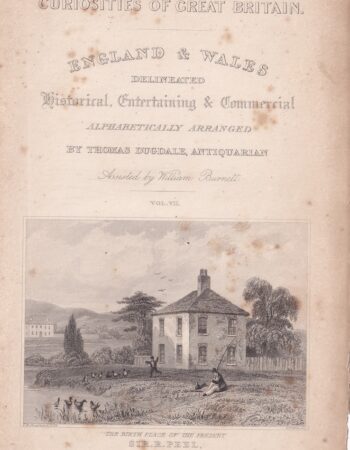 Antique Engraving Print, England & Wales, 1840