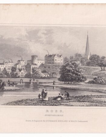 Antique Engraving Print, Ross, 1835 ca.
