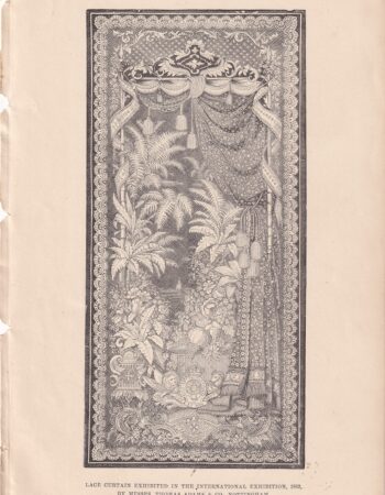 Vintage Print, Lace, 1880
