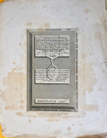 The inscription &c. on the Tomb of Sir Julius Caesar, in the Chancel of Great St Helen's, Bishopsgate Street, 1810