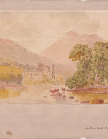 Antique Print, Kilchurn Castle, Loch Awe... 1868