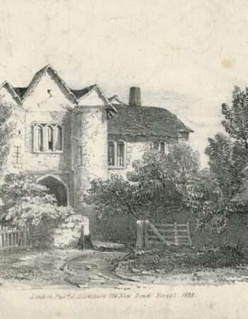 Antique Engraving Print, London, J. Dickinson, 1828