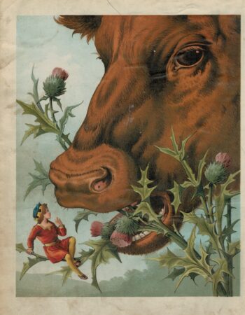 Rare Vintage Print, Tales, 1870