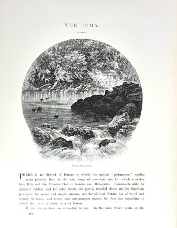Antique Print, Morteau, 1870