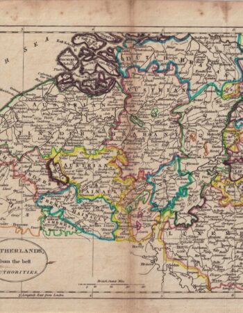 Antique Map, Netherland, 1807