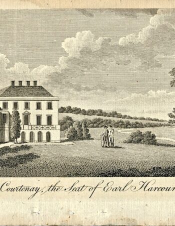 Antique Engraving Print, Nuneham Courtenay the Seat of Earl Harcourt, 1793