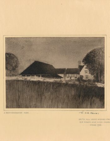 Vintage Print, A Buckinghamshire Farm, 1933