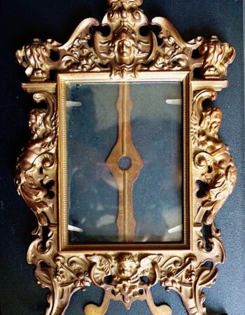 Antique Victorian Brass French Tabletop Photo Frame