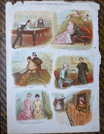 Antique Print from The Illustrated London News, 1884