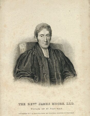The Rev.d. James Moore, LLD, Vicar of St. Pancras, 1824