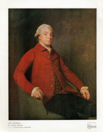 Vintage Print, John Stables by George Romney, 1920