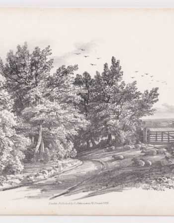 Antique Print, published by Ackermann, 1833