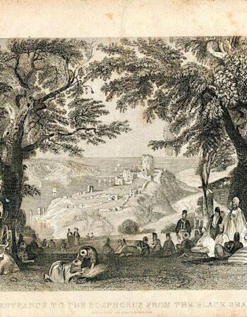 Turkey. Entrance to the Bosphorus from the black sea, 1830