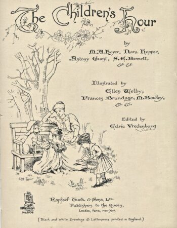 Antique print, The Children's Hour, 1898