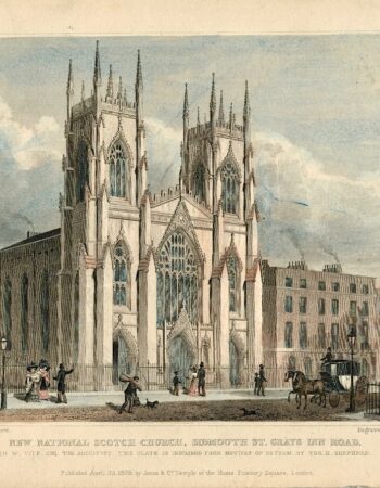 New National Scotch Church, Sidmouth St. Grays Inn Road, 1829
