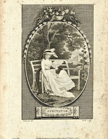 Antique Engraving Print, Spectator, 1786 (Plate XIX)