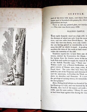 3 Antique Engravings Prints, Suffolk, 1785-1787