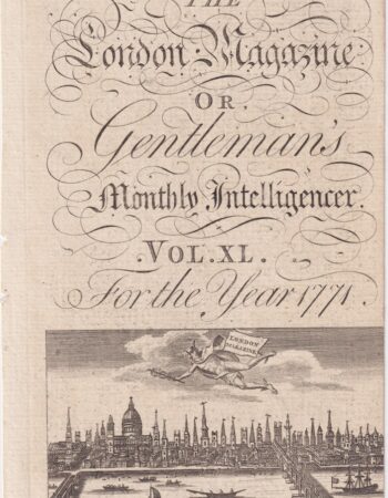 Part of Frontispiece from The London Magazine... 1771