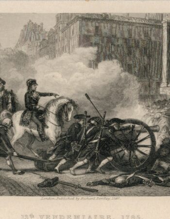 Antique Engraving Print, "13 th Vendemiaire 1795", by Raffet 1860