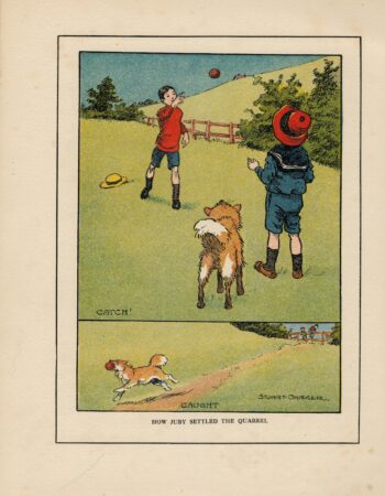 Rare Vintage Print, How Juby Settled the Quarrel, by Stuart Barker, 1917