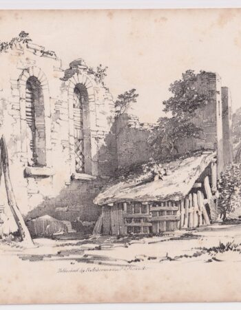 Antique Print, published by Ackermann, 1833