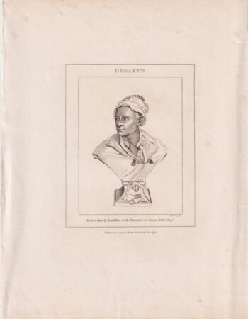 Antique Engraving Print, Hogarth, 1809