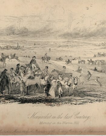 Newmarket in the last Century, Morning on the Warren Hill, 1840