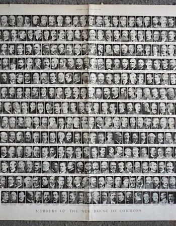 Rare Antique Print, Members of the New House of Commons, 1895