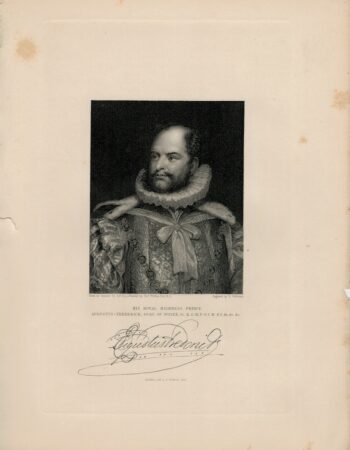Antique Engraving Print, Augustus Frederick, Duke of Essex, 1844