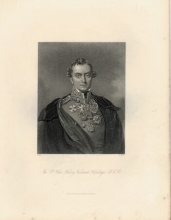 Antique Engraving Print, The R.t Hon. Henry Viscount Hardinge, 1840